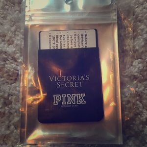 PINK stick on card slot holder! BRAND NEW!